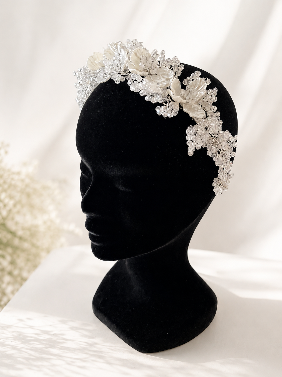 Bijou de tête "Cygne"