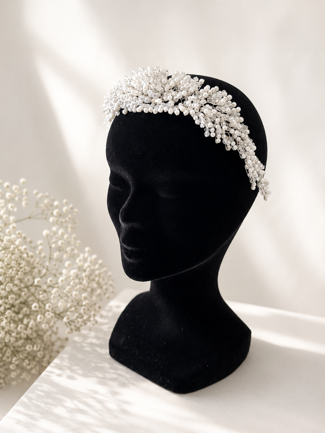 Bijou de tête "Cygne"