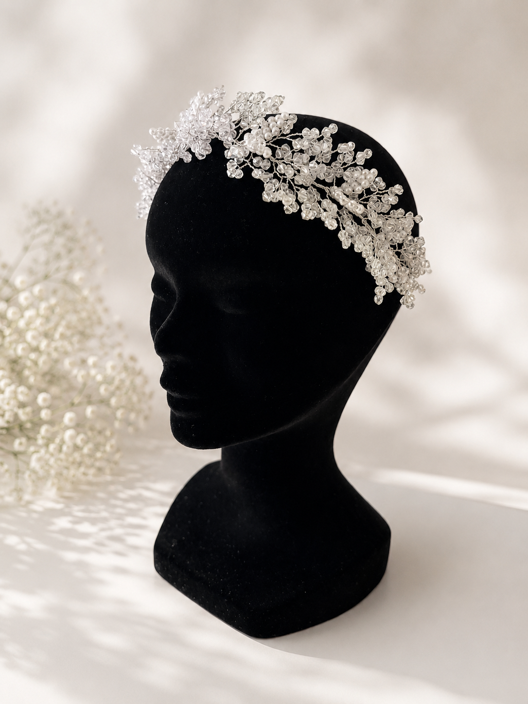 Bijou de tête "Cygne"